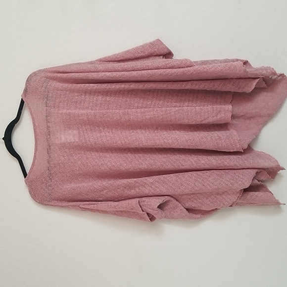 Spring Haze LA short sleeve poncho dusty pink M/L - Picture 5 of 6